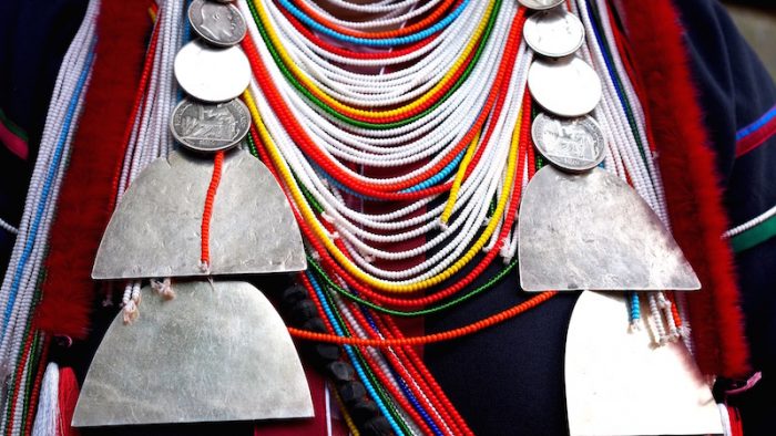 Silver Jewelry of the Akha people Akha Trail Chiang Rai