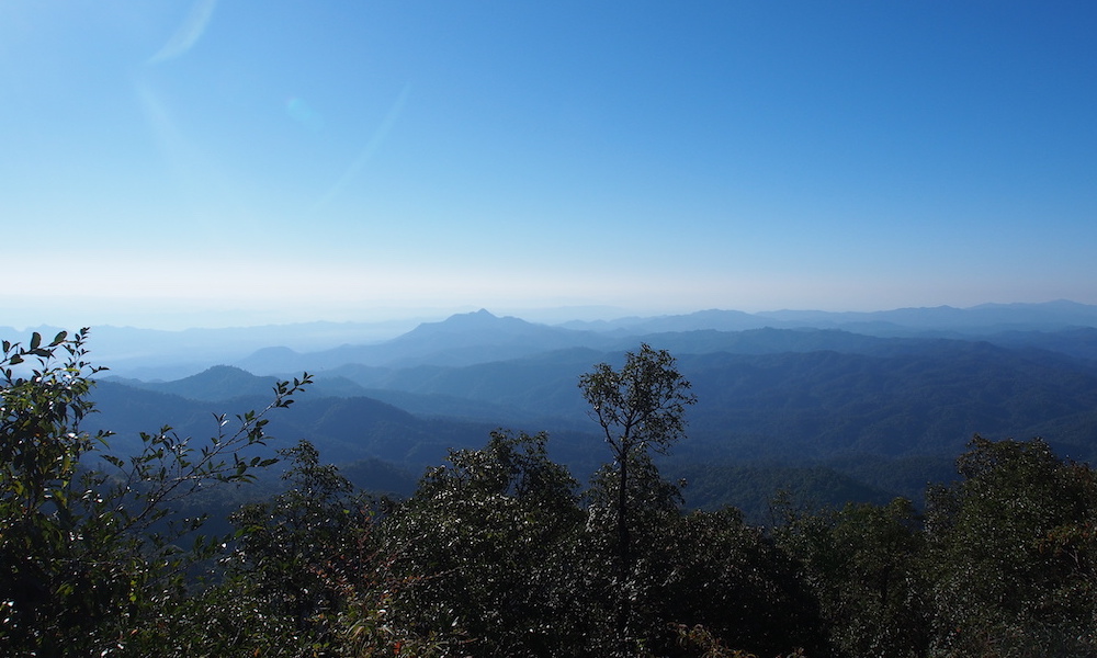 Panorama with clear sky Chaesorn National Park