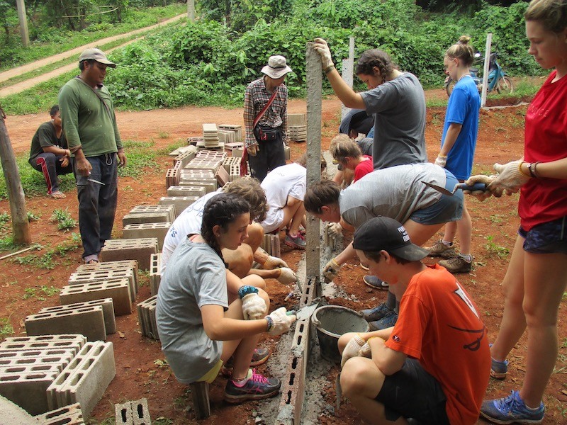 Group of young people at work
