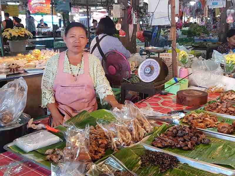 Woman at a market