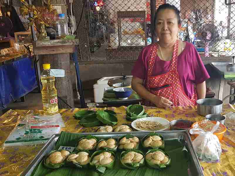 woman selling food